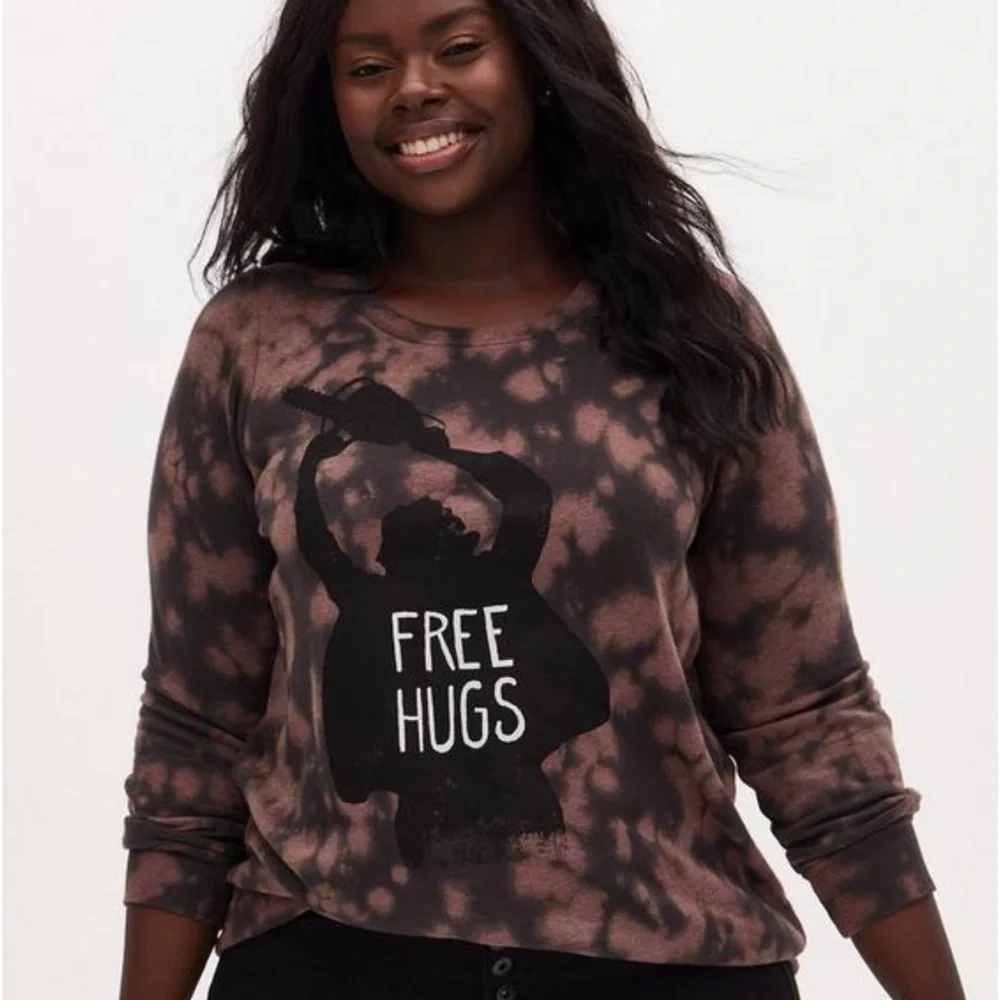 Torrid The Texas Chainsaw Massacre Brown Tie-Dye Crew Sweatshirt
